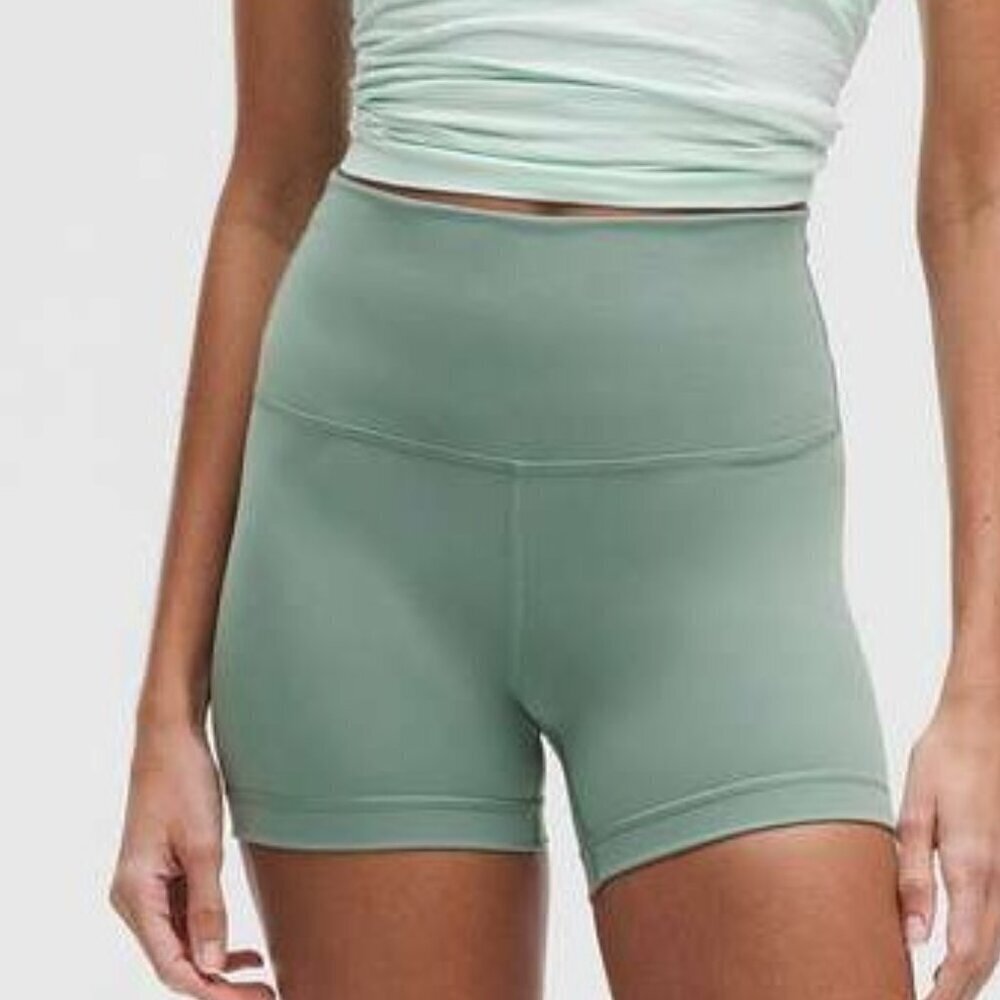 NWT Lululemon Wunder Train High-Rise Short 4" - 10 Crater Blue